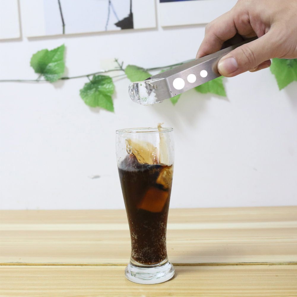 Abrazo Stainless Steel Ice Tong