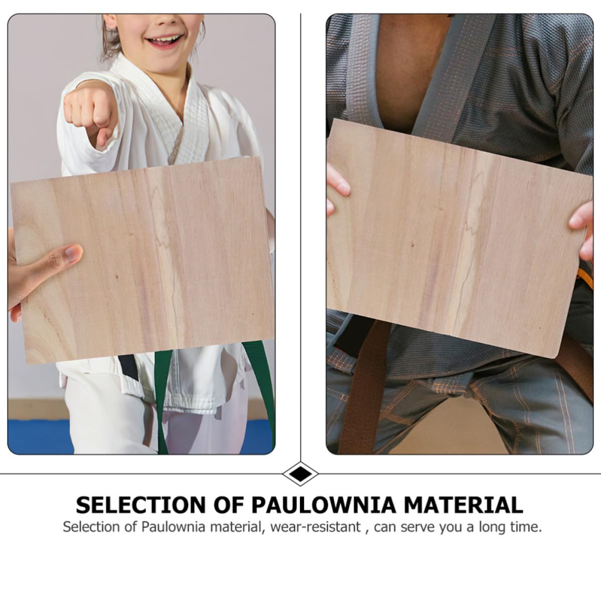 OSALADI Tablero de Karate para Romper de Madera Dura, 10 Unidades de 0,9 CM de, Adecuado para Entrenamiento y Exámenes de y Adultos