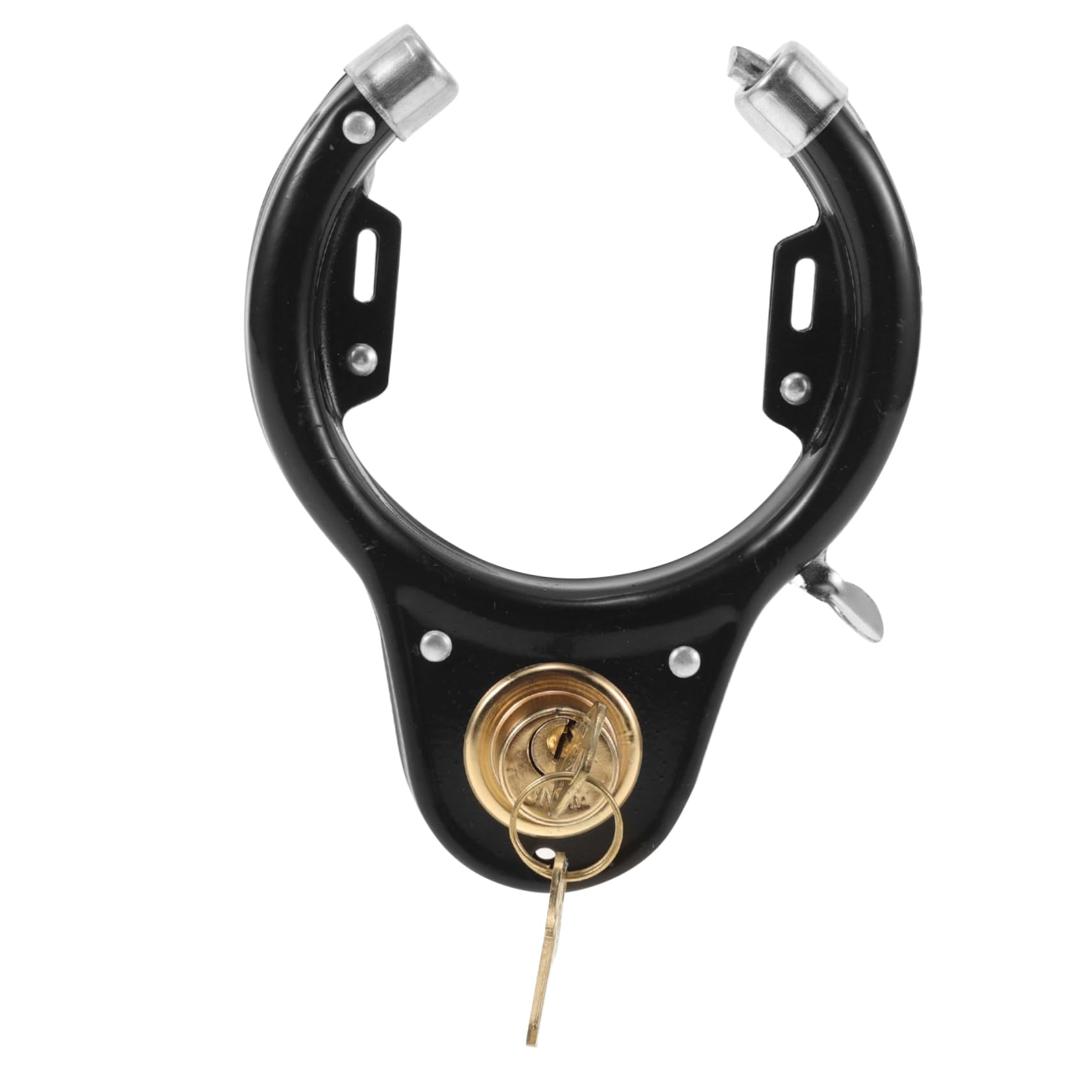 Gogogmee 1pc Bike Lock U-Shape Design Lock for Bicycle/Motorcycle Zinc Alloy Steel Secure Convenient