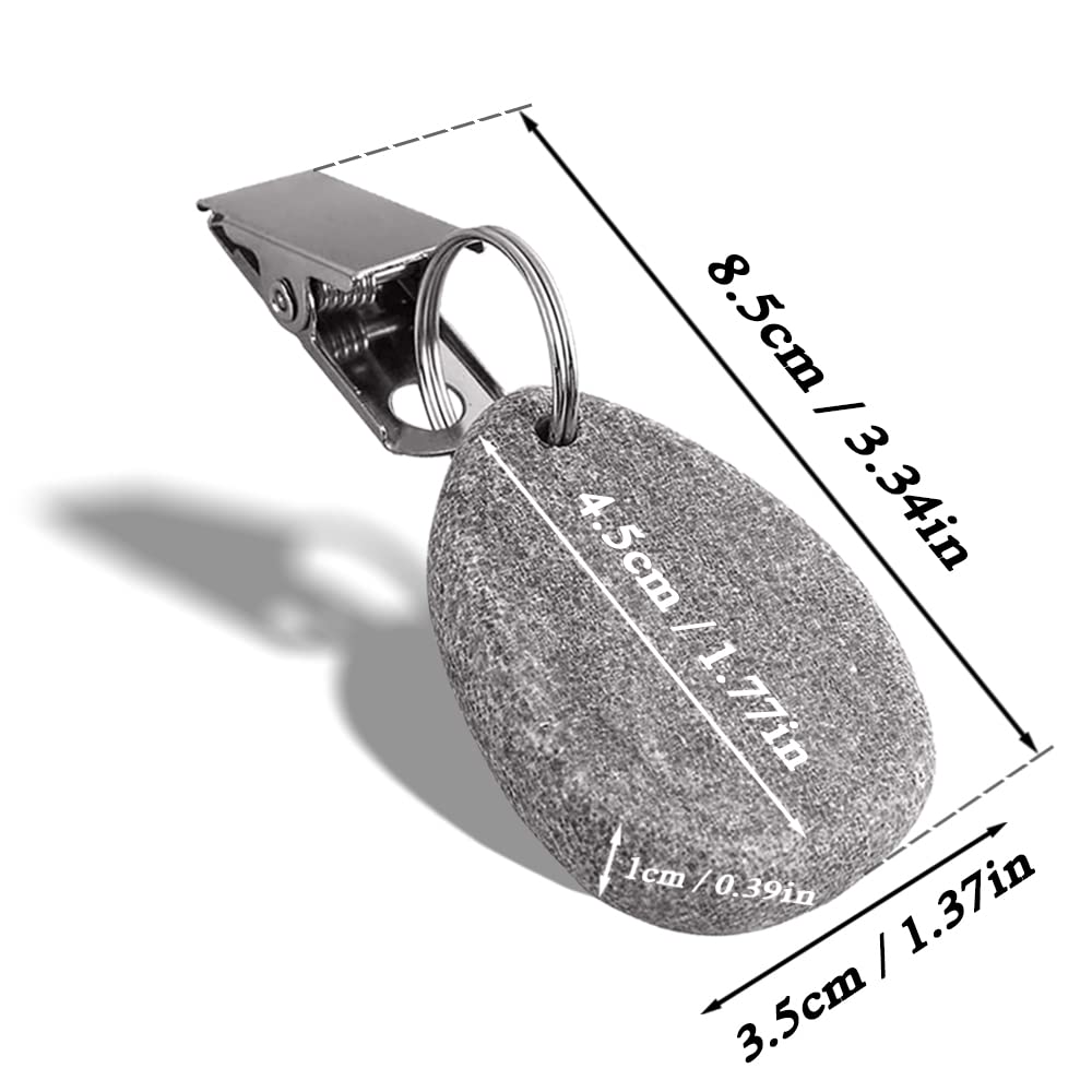 Pesi Per Tovaglia INQUIRLLY - 8 Pezzi In Marmo Con Clip, Ideali Per Picnic, Matrimoni E Feste All'aperto. - Foto 3