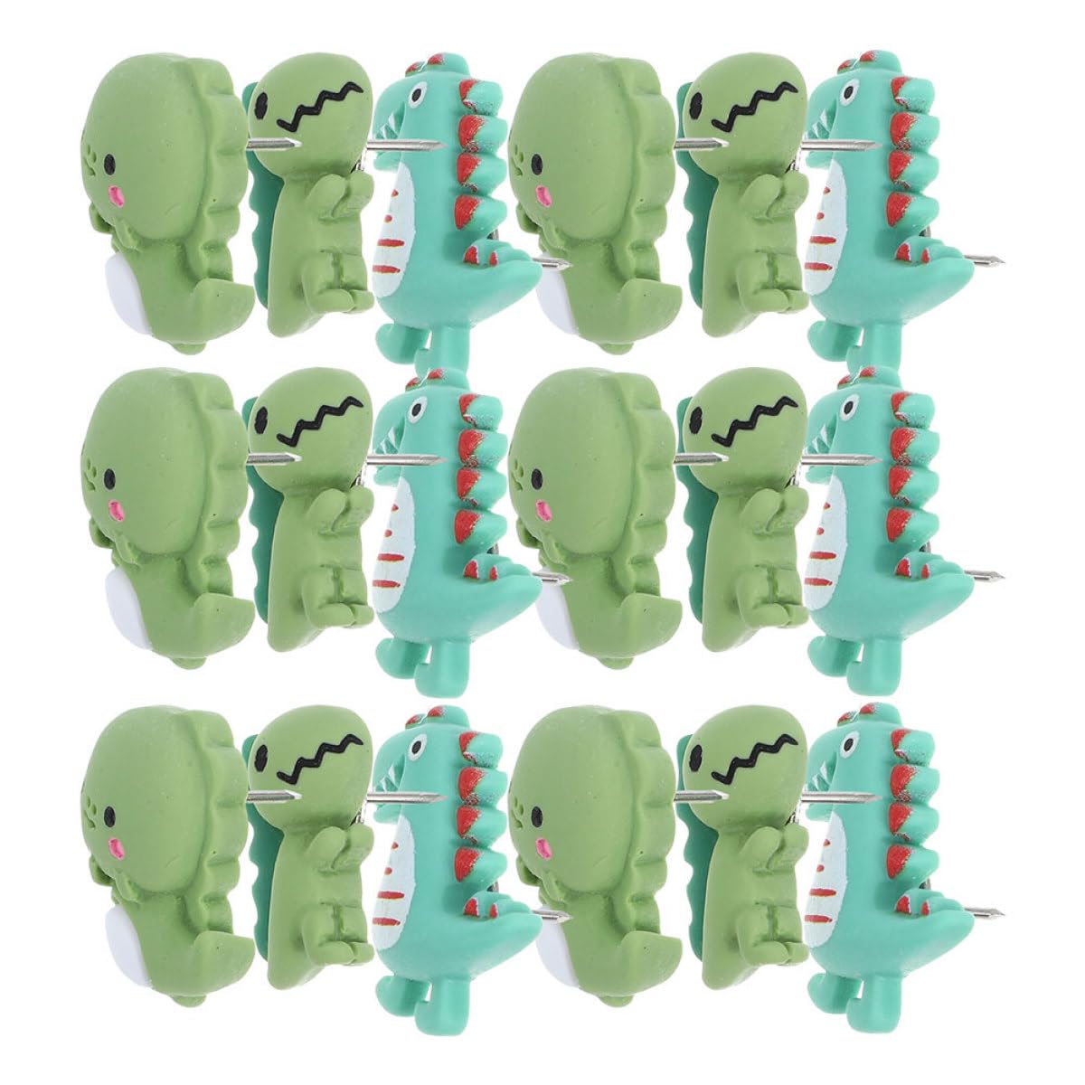 Chinchetas de dinosaurio para decorar corchos en habitaciones infantiles