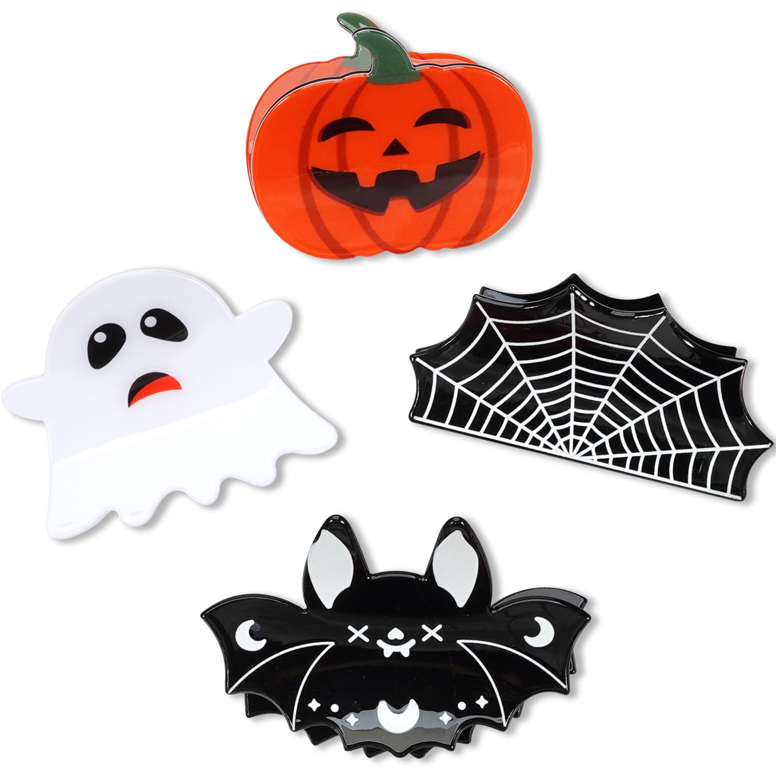 Amazon.com : 4 Pack Halloween Hair Claw Clips for Women  display picture 2