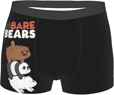 Amazon.com: We Bare Bears Ropa interior cómoda de los hombres Calzoncillos  de control de olores Deportes Boxer Breve ropa interior pantalones cortos :  Ropa, Zapatos y Joyería