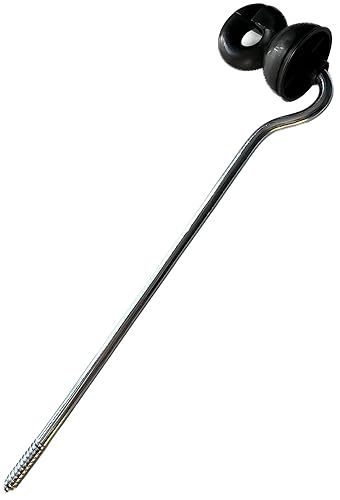 Miniatura 6 de Valla eléctrica de larga distancia, anillo de desplazamiento de tornillo en aislador, paquete de 30