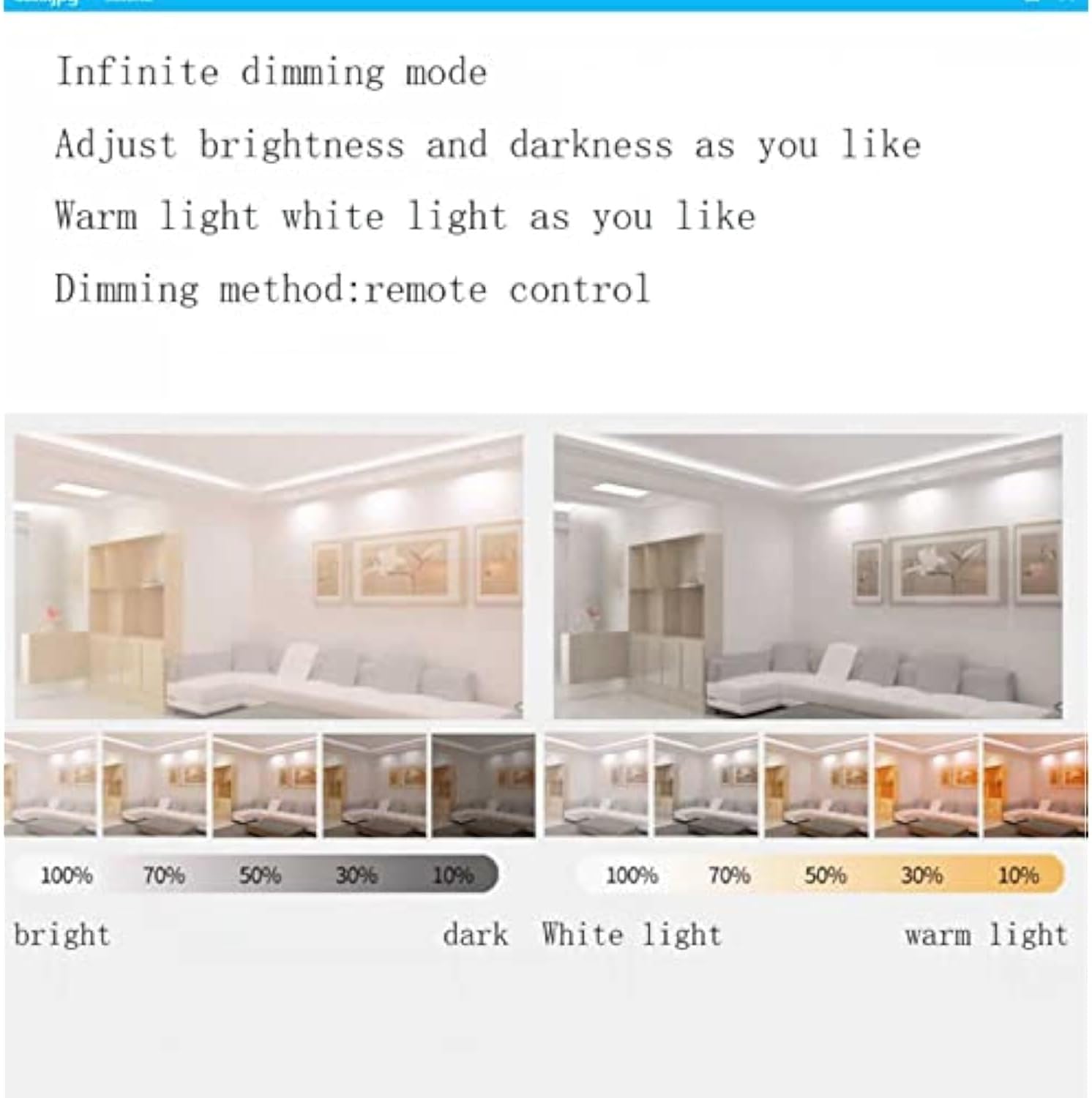 Energooszczędna lampa sufitowa LED z pilotem zdalnego sterowania Projekt sufitu do sypialni Minimalistyczne oprawy oświetleniowe o zmiennej intensywności do biura i pokoju dziecięcego do kuchni