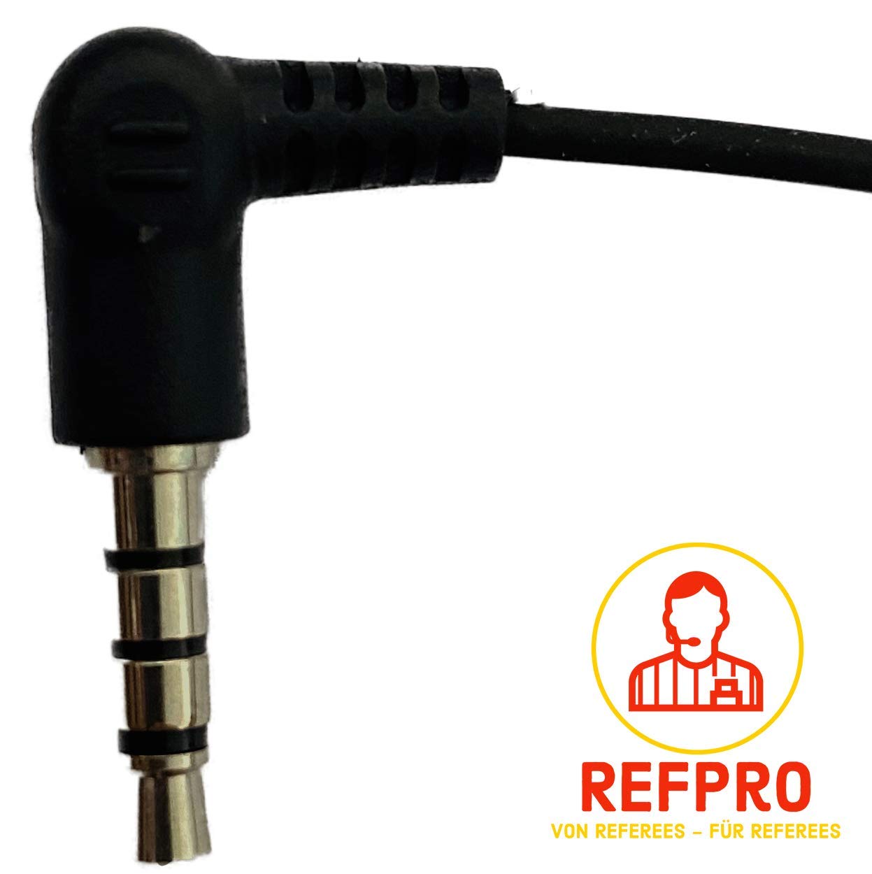 Écouteurs intra-auriculaires pour arbitre avec microphone - Tailles réglables - Grand confort - Qualité audio parfaite - Résistant - Ajustement individuel possible