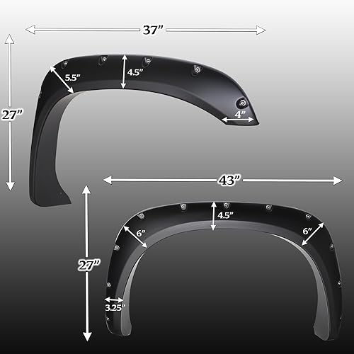 Miniatura 9 de 0208Dodge Ram Fender FlaresMaster Negro