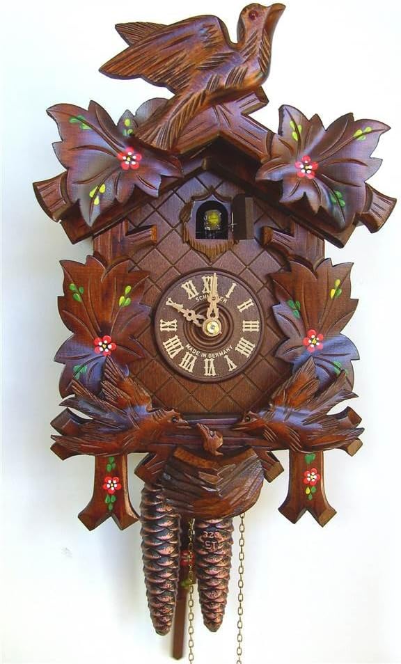1-Day Moving Birds Cuckoo Clock