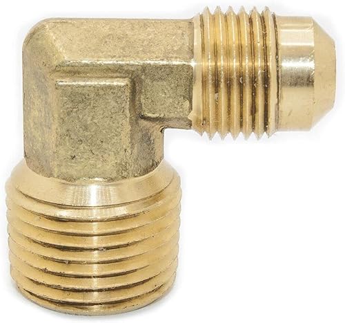 MaxLLTo Reemplazo #49 5/8 pulgadas x 1/2 pulgadas de latón Flare MIP codo para Thrifco Plumbing 6949024