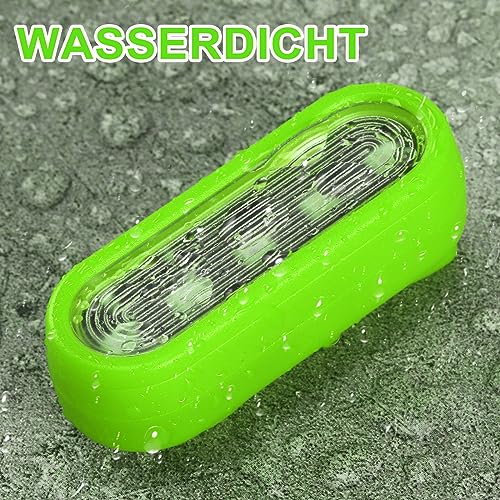 LED Blinklicht Sicherheitslicht USB Aufladbar - 2er Sicherheit Licht Set für Kinder Schulranzen Nachtläufer Bergsteiger Hund Leuchtanhänger mit Clip - Dauerlicht und Blinklicht 3 Modes
