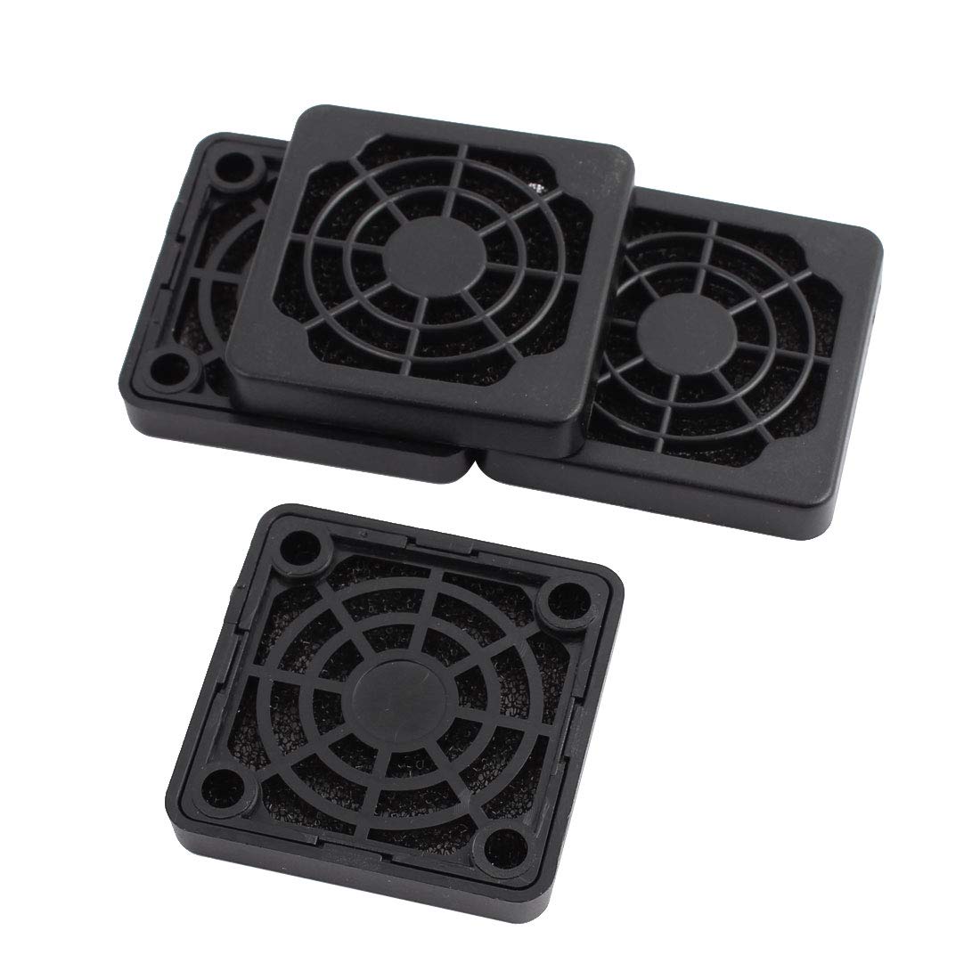 Aexit 43mm x 43mm Black debris PC Computer Case Fan debris Plastic Filter Cover Guard 4 Pcs (578f16964d9a766730fb78023ed18a1e)