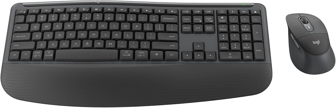 Logitech Signature Comfort Plus MK880 Keyboard and Mouse Combo - Graphite