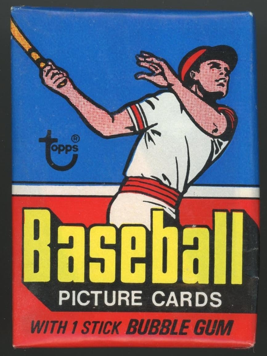 1977 Topps Baseball Sealed Wax Pack Pulled From Box