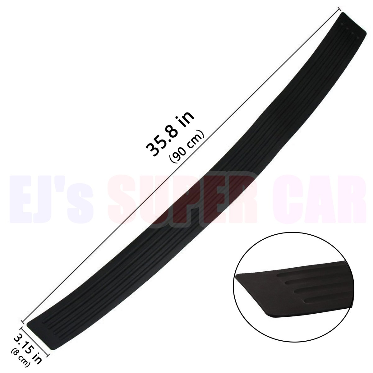 リアバンパー プロテクター ラバーフロント リア カーホイールバンパースクラッチプロテクターストリップコーナーガードステッカー Rubber