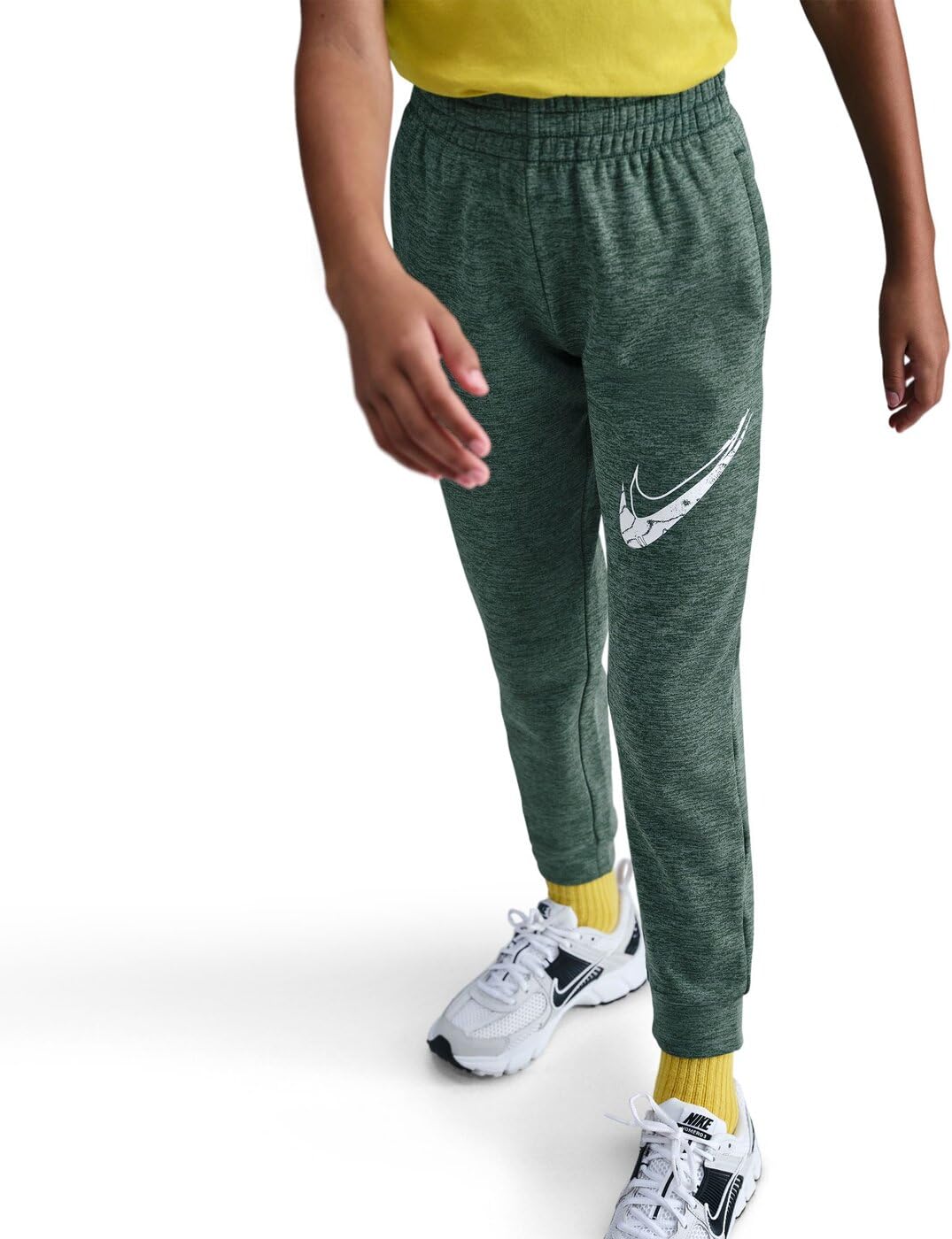 Nike Kids K Nk Tf Rpl Multi Jgr Hbr Sr Pants, Fir/Clay Green/HTR/White, 140/152