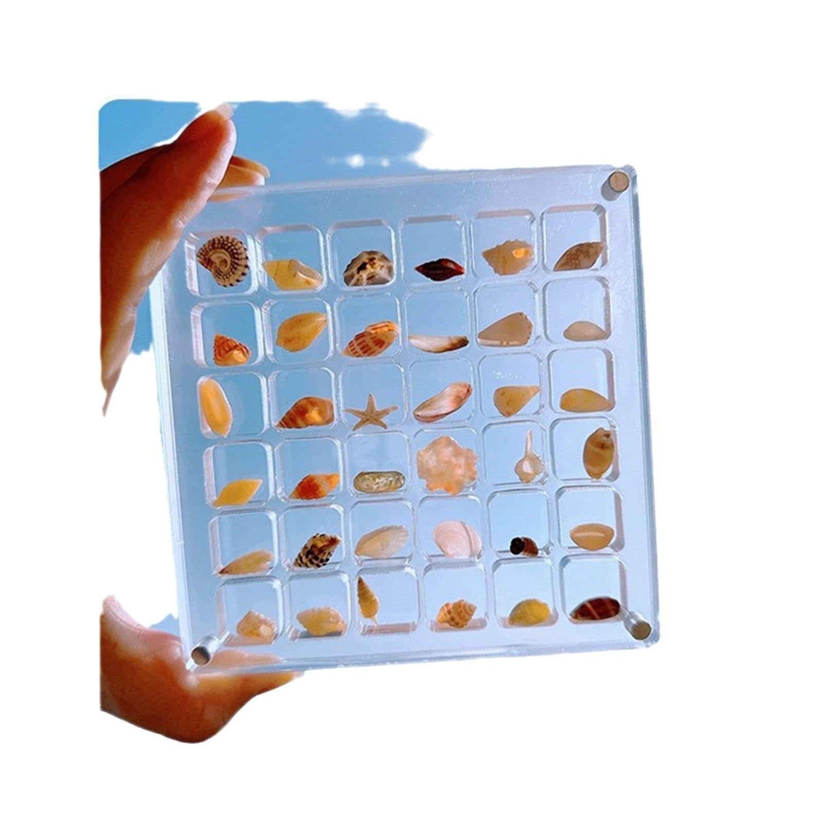 2 Cajas De Exhibición Acrílicas Con Cierre Magnético – Transparentes, 11,8x11,8 Cm, Para Joyas, Monedas Y Colecciones