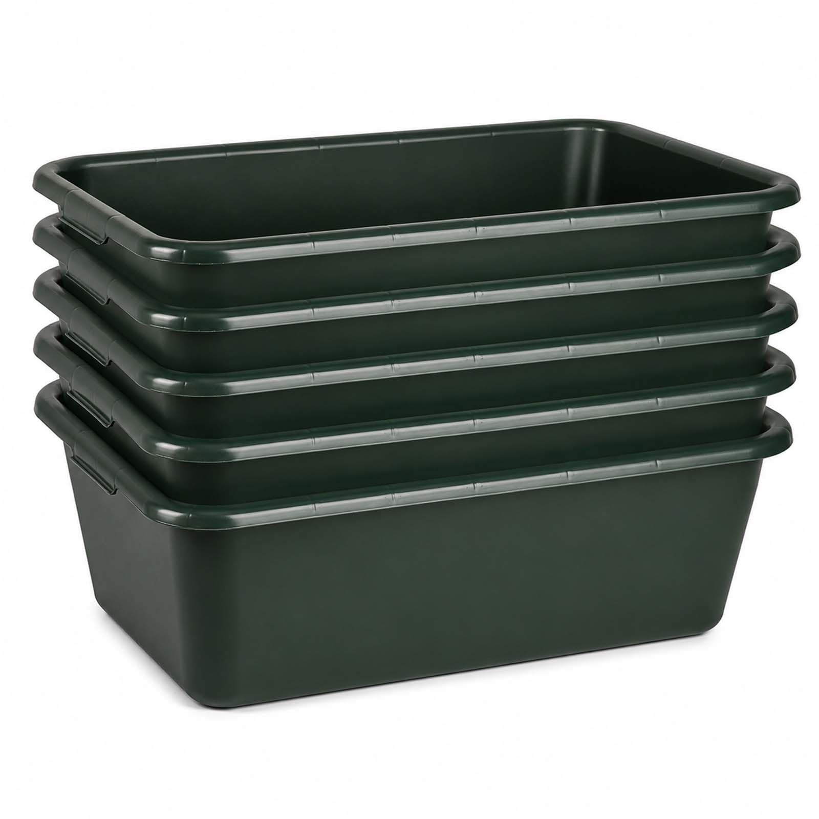 BURI Wildwanne 65 Liter 5er Set XL Futterwanne Grün Lebensmittelecht Robust | BURI, lebensmittelecht, Wasserbottich, Wildwanne, Pferdetränke, Jagdwanne, robuster Kunststoff, Stallbedarf, langlebig
