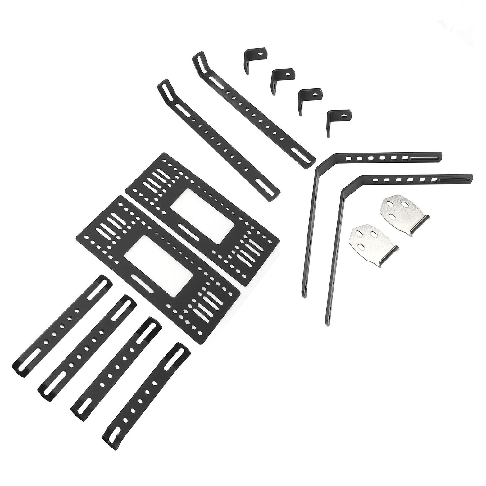 Support de Support de Valise Latérale de Moto, Support Universel Multifonctionnel à Dégagement Rapide en Alliage D'aluminium avec Support de Valises Rigides de 18 L pour la