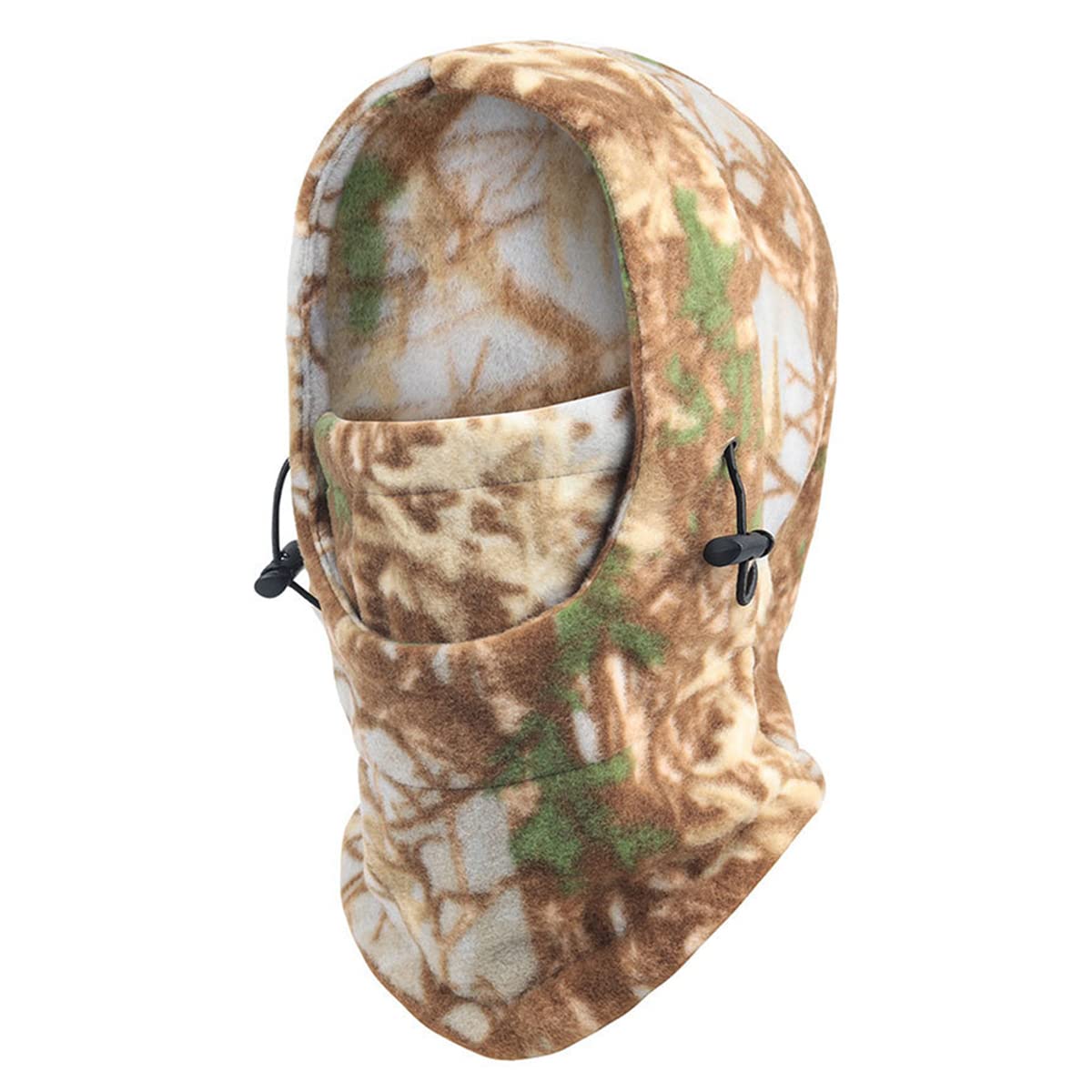 homeemoh Camo Balaclava Face Mask Hunting Fleece Hood Hat Winter Windproof Camoflage Hat for Hunting Cycling Motorcycle,Camo 1