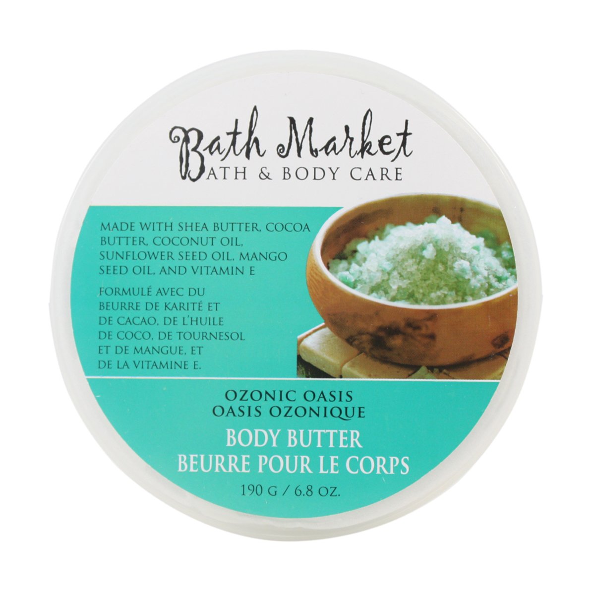 Bath Market Ozonic Oasis Body Butter, 6.8Ounce (Pack of 3