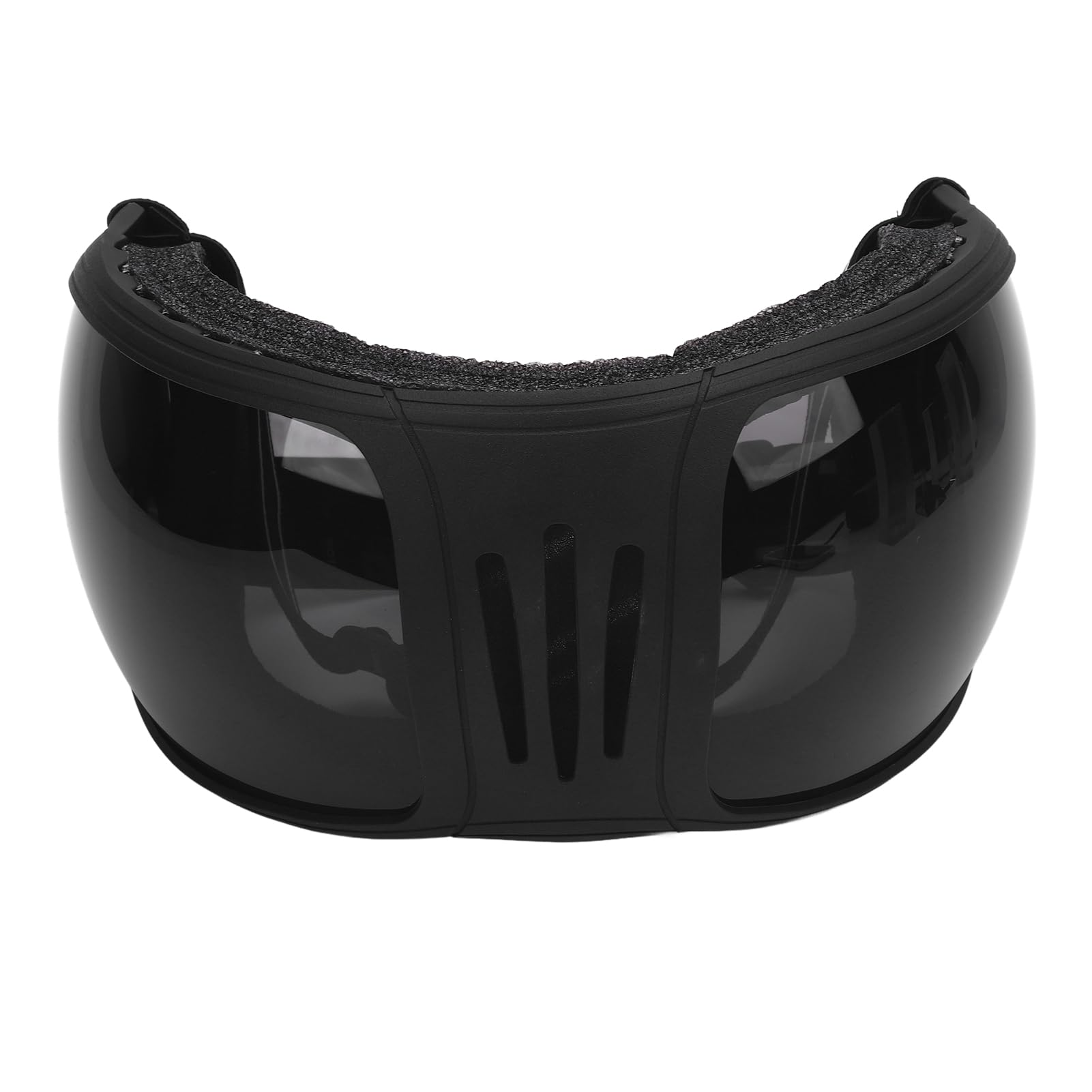 Pferderennbrille, Kunststoff, Winddicht, sanddicht, schützende Sport-Pferde-Sonnenbrille für Geschirrzubehör, langlebig, Bequeme Passform, Verstellbarer Riemen für Reittraining (Grau)