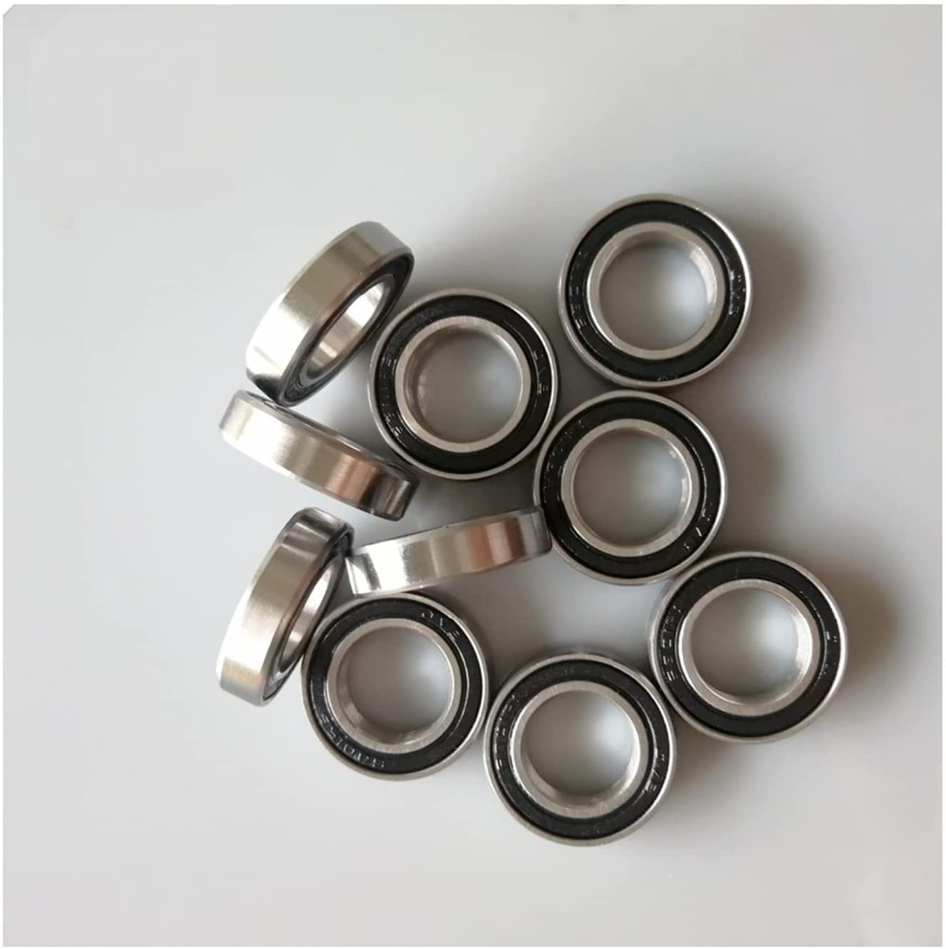 689RS S689RS S689-2RS Rodamientos de Bolas 9x17x5 mm Rodamiento cerámica híbrido Acero Inoxidable ABEC-7 con engrasado(4Pcs)