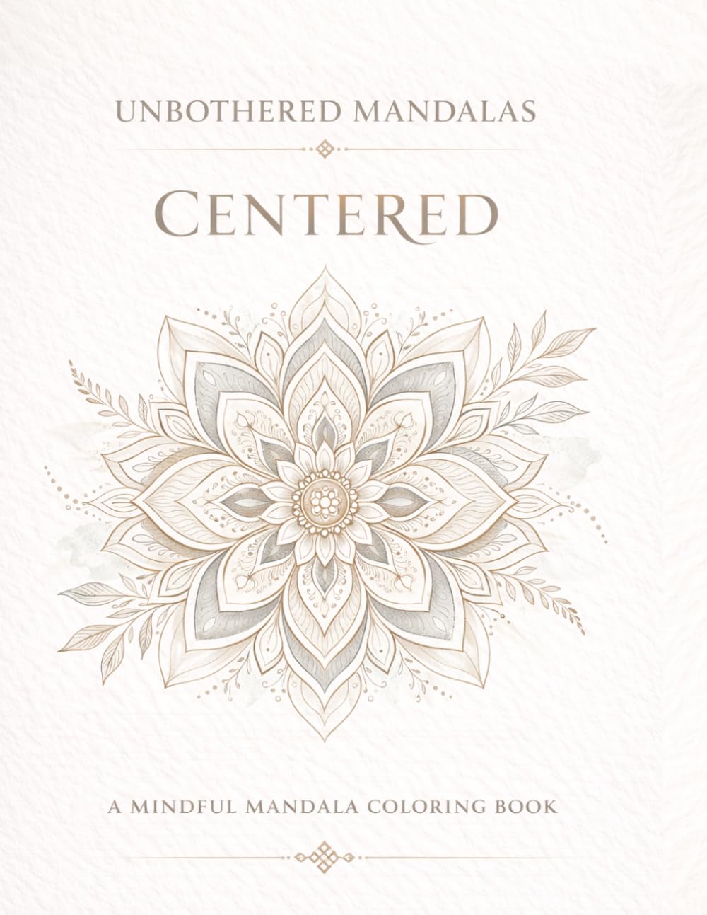 Unbothered Mandalas: Centered: A Mindful Coloring Book for Calm, Clarity, and Inner Balance