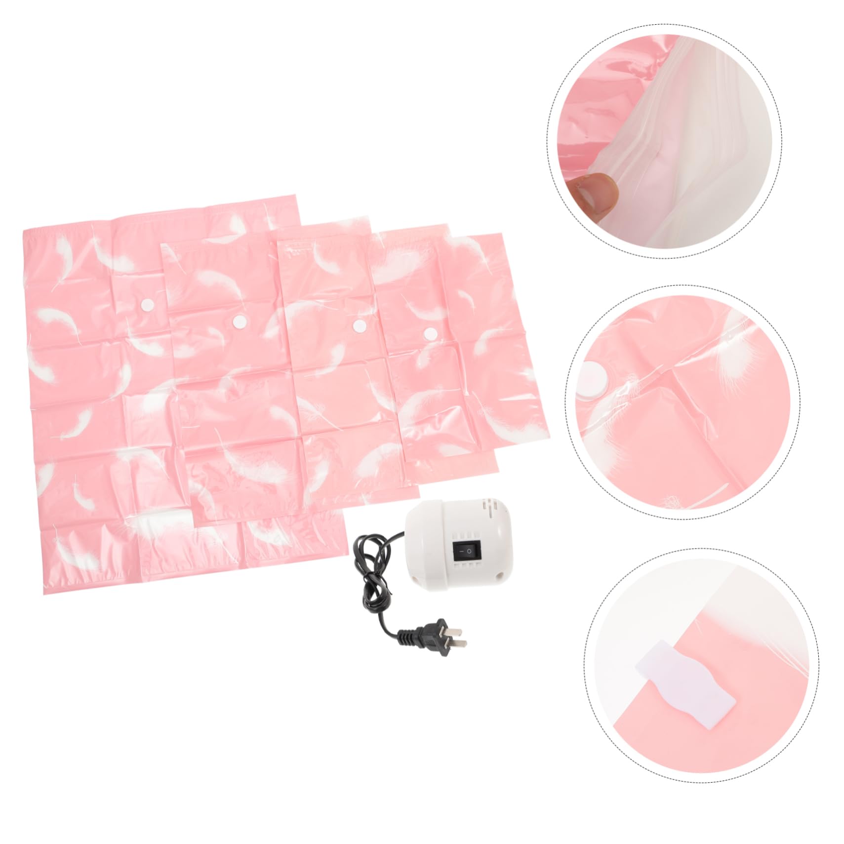 PRETYZOOM Bolsas De Compresión Al Vacío Para Guardar Ropa De Cama Contenedor De Almacenamiento De Resistente Bolsa De Vacío Hogar Para Ropa Edredones y Colchones
