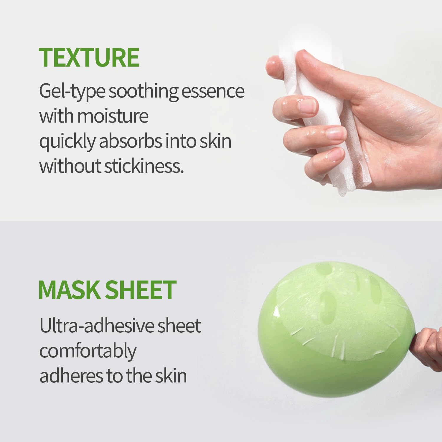 COSNORI AVOCADO PURE SHEET MASK (10pc) - Clean, Hydrating and Soothing for Dry skin, Korean Face Mask- Avocado Extract, 0.81oz x 10pc - Image 8