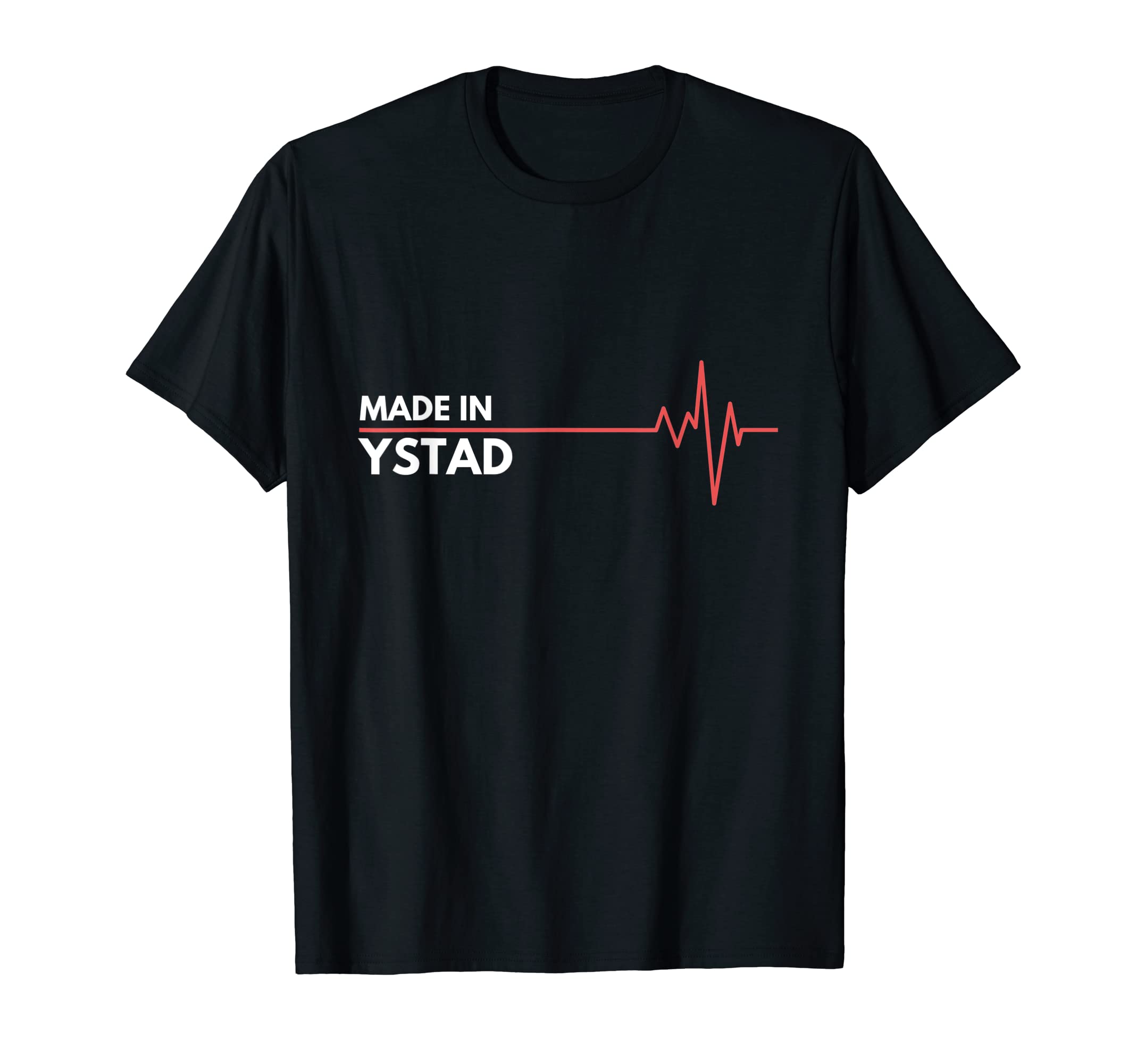 Amazon | スウェーデン生まれ都市Ystad Tシャツ | Tシャツ・カットソー 