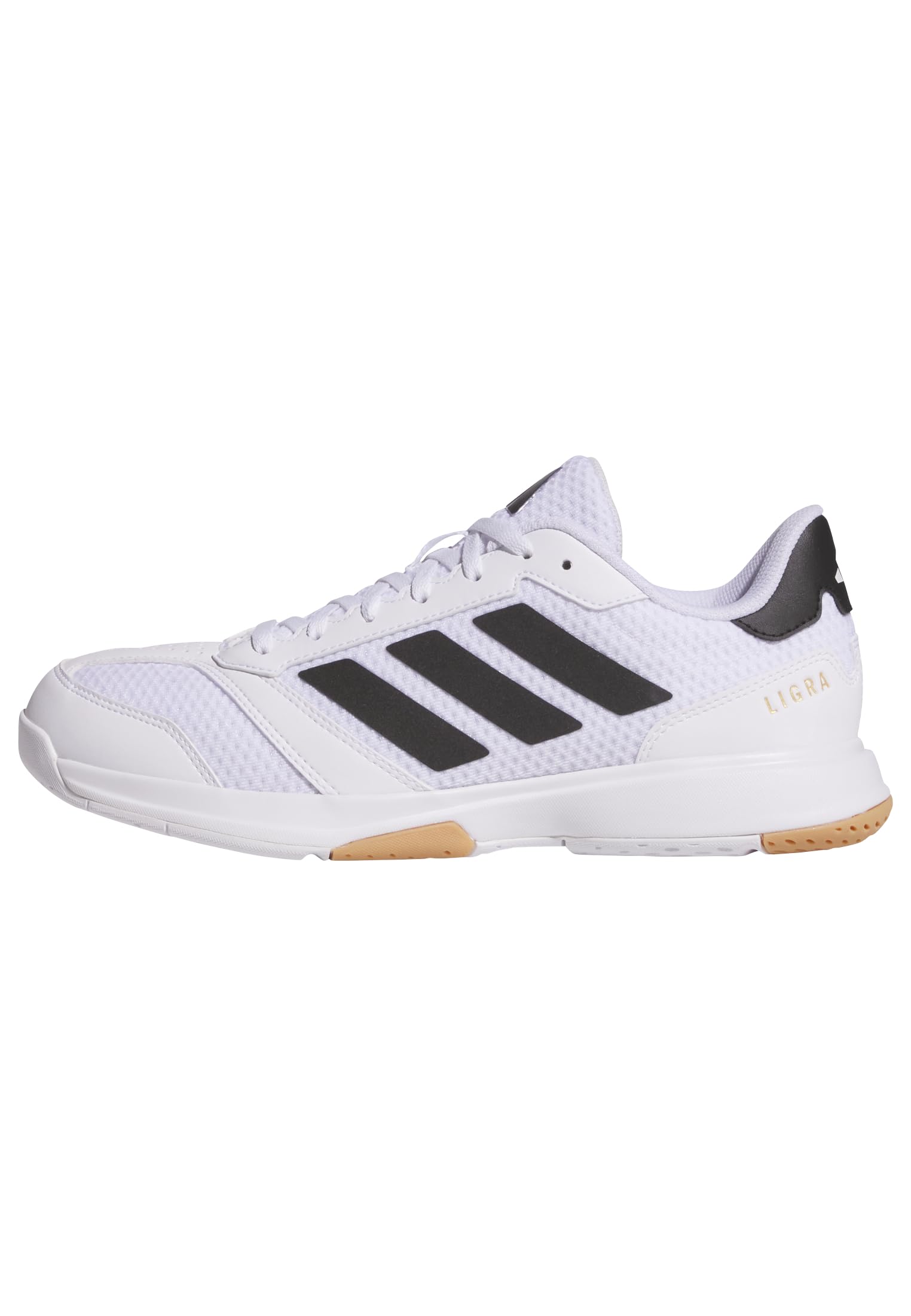 adidas Ligra 8 Womens Indoor Shoes, Cloud White/Core Black/Cloud White, 6.5 UK