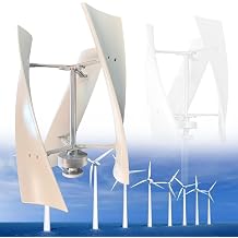 Vertical Wind Turbine 12V 24V 48V for Home Use, 10000W Wind Turbine Generator 3 Phase AC Permanent Magnet Generator with Controller,48V
