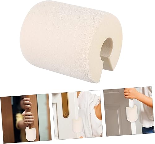 Miniatura 2 de Housoutil 2 uds Tarjeta de puerta a prueba de niños Protector de pellizco de dedo de puerta de cuarto de bebé, silenciador de puerta de guardería,