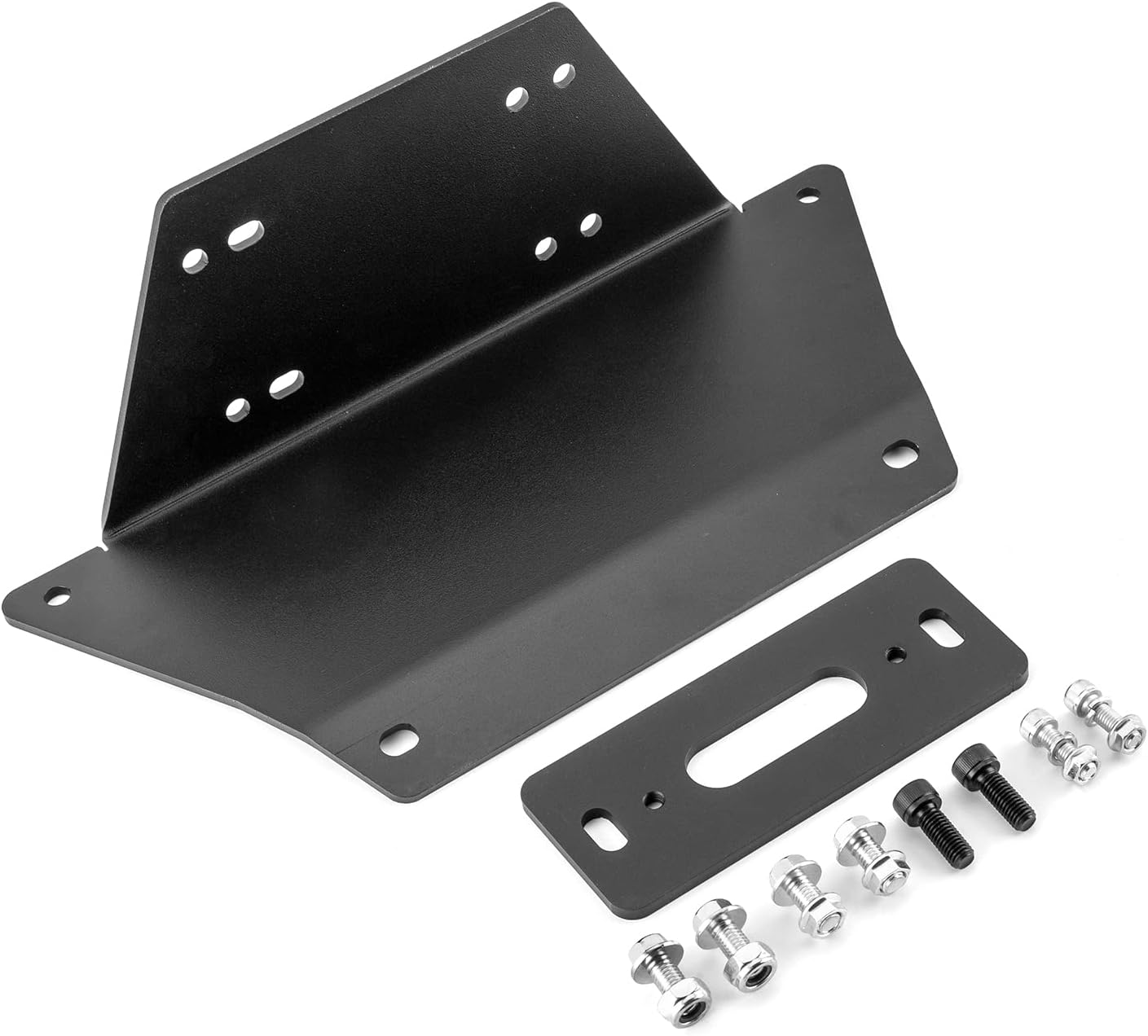WeiSen Winch Mount Bracket Plate Compatible with Polaris Ranger 1000 900 570 XP Crew 2013-2025, Fit Ranger PRO XD Crew 2019-2025