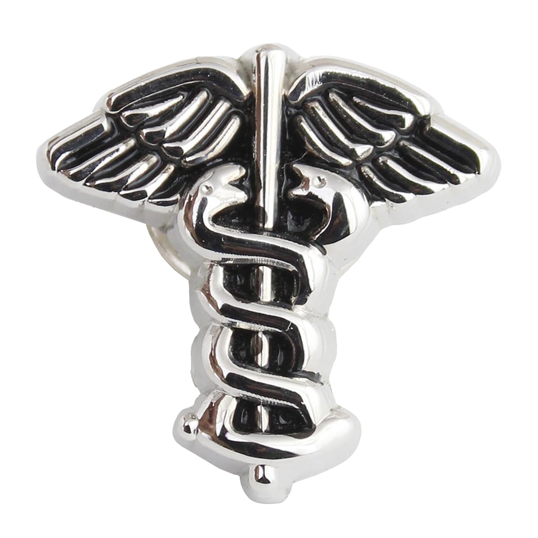 Peluche The Doctors Choice Silver Rhodium Plated Premium Lapel/Brooch Pin for Men (B01LZGENZJ) Amazon Price History, Amazon Price Tracker