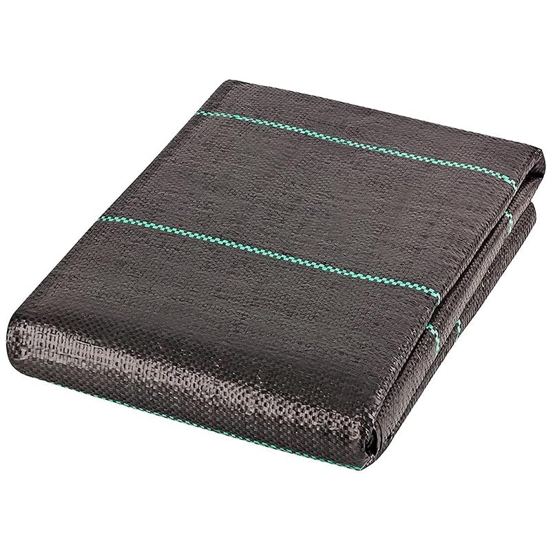 VIROSA Weed Membrane, Heavy Duty Weed Control Fabric Sheet, UV stabilised Weed Barrier Fabric for Gardens, Patios, Flowerbeds, Lawns and Walkways (2M x 10M)