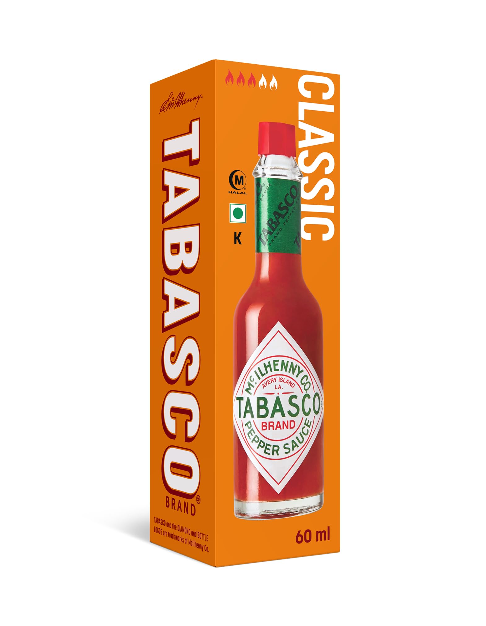 Tabasco - Tabasco Rojo Original, Salsa Picante Sabor Medio Fuerte, Elaborada con Chiles Rojos, Ideal para Condimentar y Cocinar, 57ml