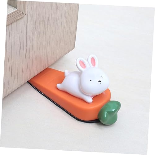 Miniatura 7 de Protector de parachoques para puerta, protector de pared para piso, tapón, parada, conejo, parada, pared, cuña, alarma, tope de clavo