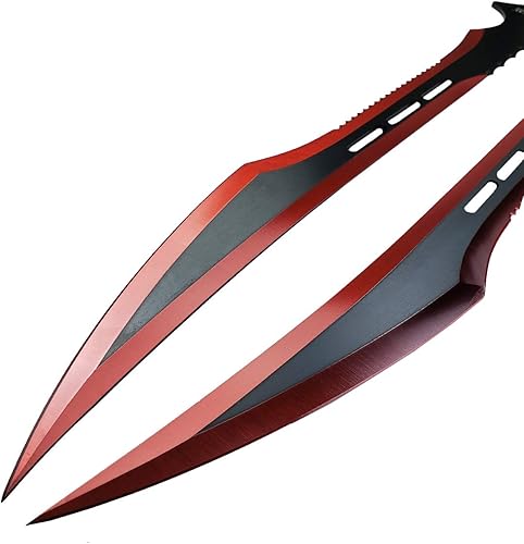 Miniatura 8 de Tactical Master juego de 2 machetes tácticos de 27 pulgadas  68.58 cm., espada ninja, espada doble Katana Full Tang para colección, regalo,