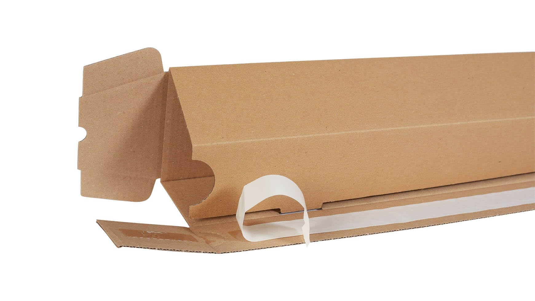 400x Trapez-Versandverpackung 435 mm x 105/55 mm A2 Braun