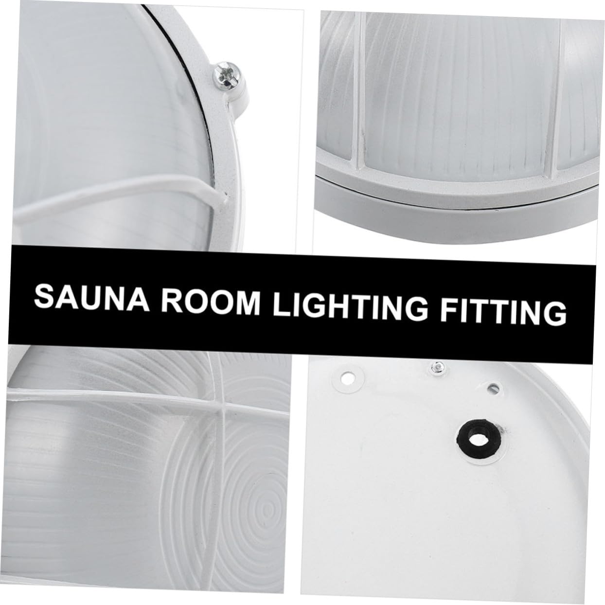 Abaodam 2 Piezas Luces Prueba de Explosiones para Sauna Pequeña Unidades Aplique de Pared Antiexplosión Luz de Sauna Profesional
