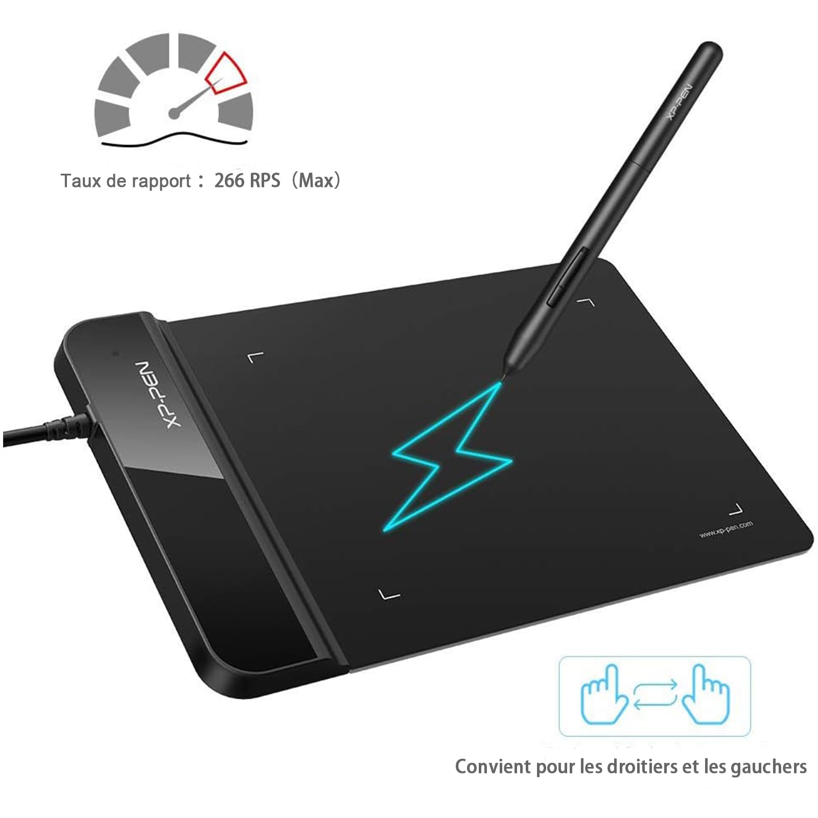 XP-Pen G430S Tablette Graphique 4x3 Pouces Stylet 8192 Niveaux