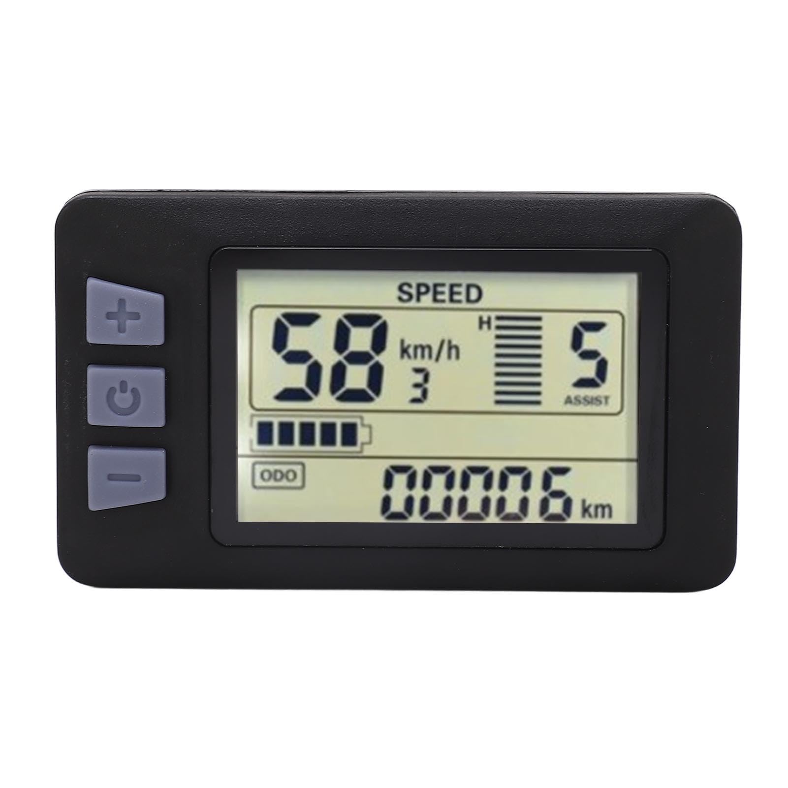 Leapiture P3H Electric Cycle Speed Display 6PIN Electric Cycle Odometer Display Panel 24V 36V 48V 60V Electric Cycle Handlebar Display Panel