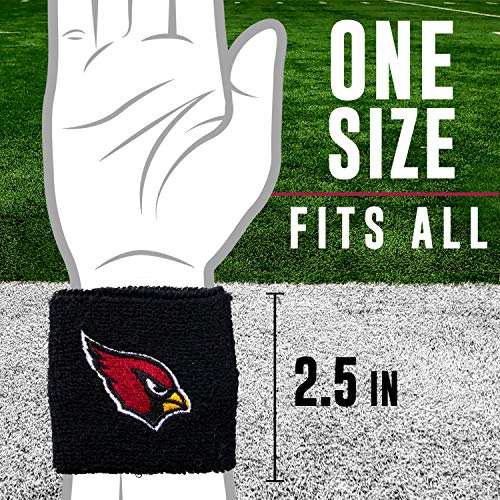 image for Franklin Sports unisex Wristbands Franklin Sports NFL Arizona Cardinal