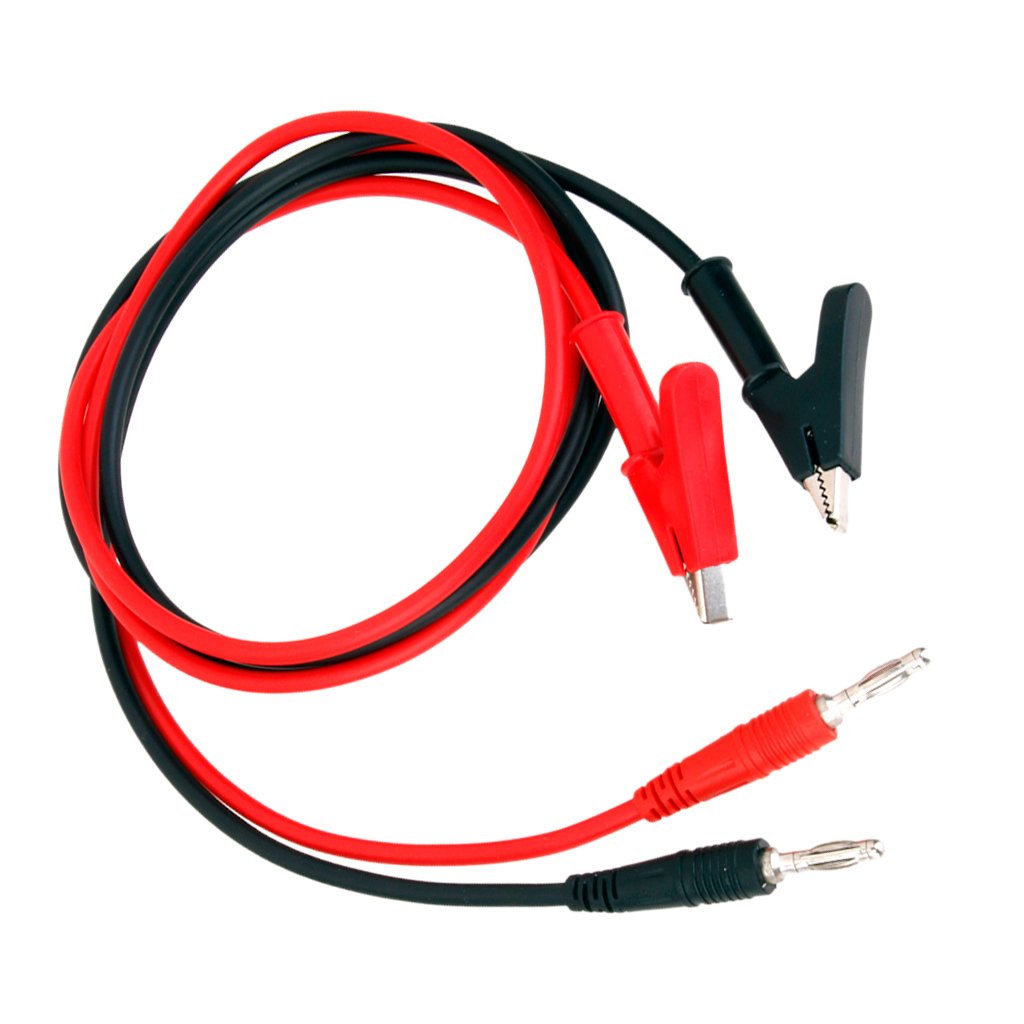 15A 4mm Banana Plug to Alligator Clip Clamp Test Probe Cable Lead-image-34