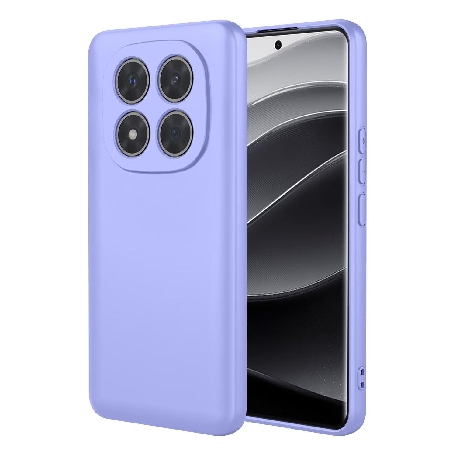 Xiaomi Redmi Note 14 Pro Plus - Cover Morbida in Silicone Effetto Soft Touch Rivestita in Microfibra