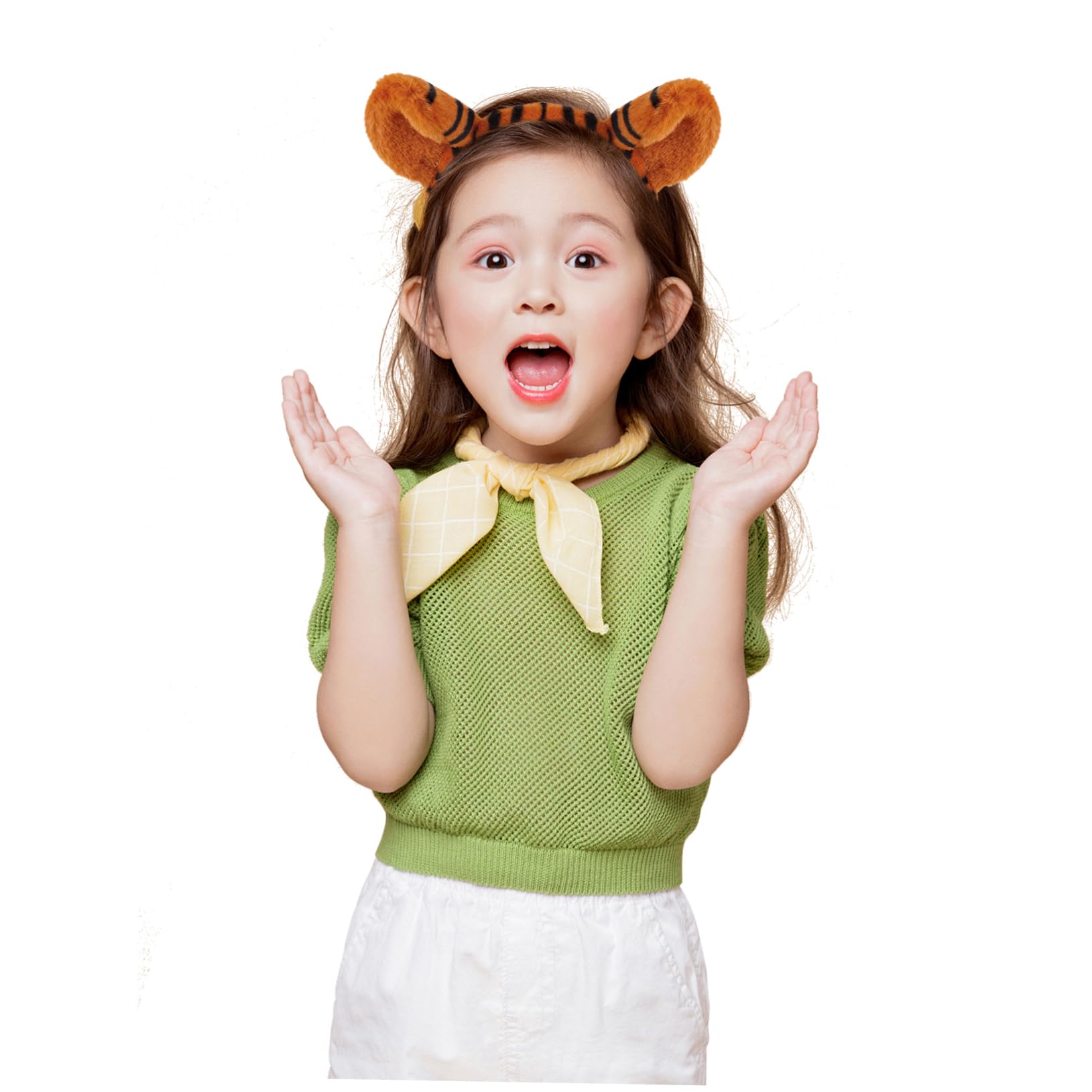 Beaupretty Tiger Ear Headband Plush Animal Hairband for Kids Party Cosplay Costume Accessory Soft Comfortable Headwear for Children'S Day Holiday Performances and Zoo Events - Image 4