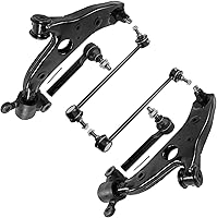 Vista 92 de Detroit Axle - Kit de brazos de control delanteros para Chevy GMC Silverado Sierra 1500 Avalanche Yukon Tahoe Escalade ESV EXT, 2 brazos de control