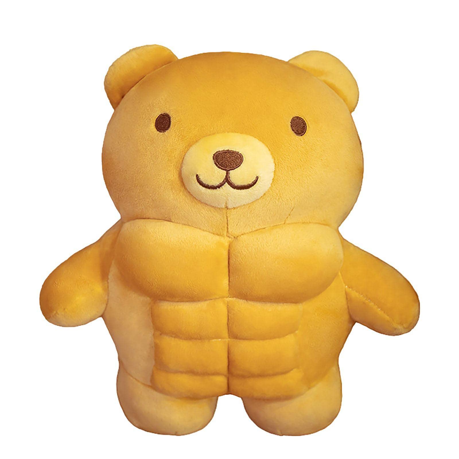 腹筋太郎　再出品クマのぬいぐるみ Amazon.co.jp: 30cm/70cmかわいいマッスルベアライオン豚ぬいぐるみ