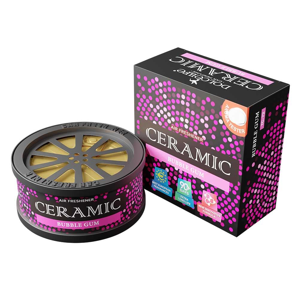MEDORIDolce Life Bubble Gum Ceramic Car Air Freshener, 60g (hard Chalk)